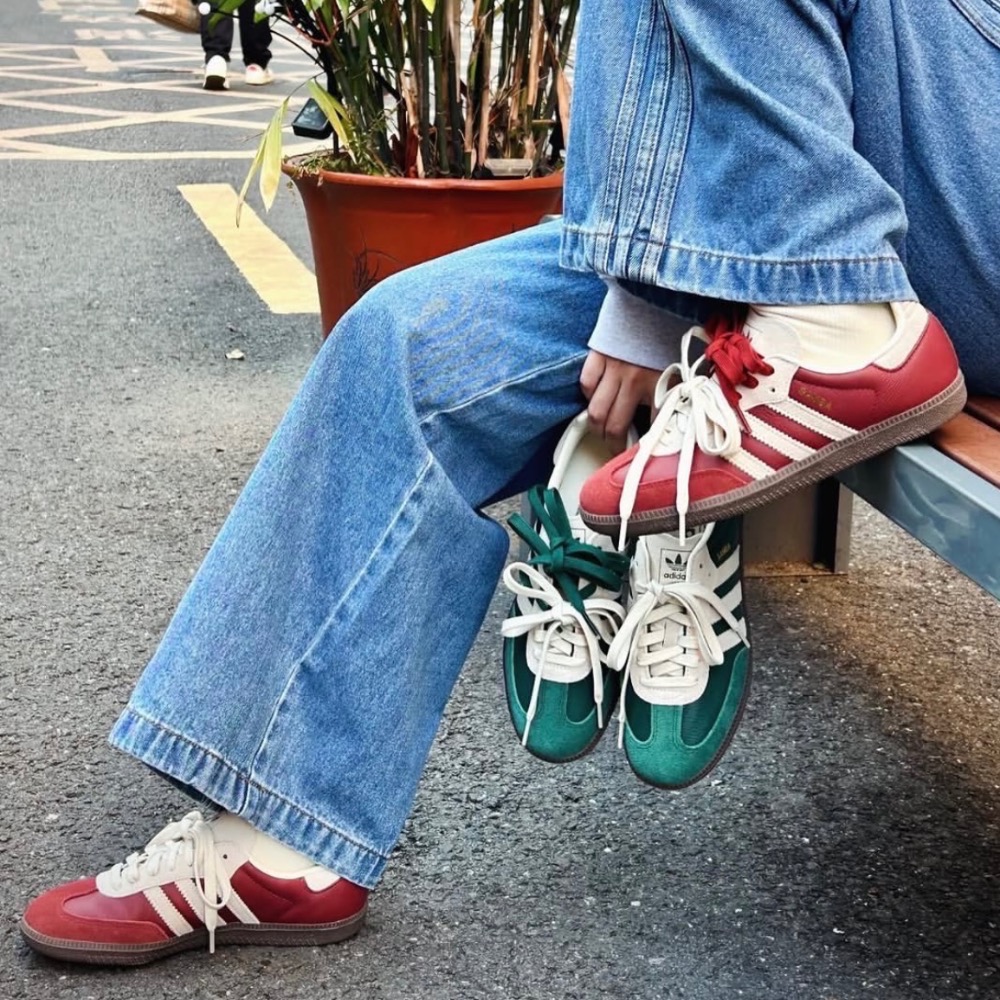 【BKS】Adidas Samba OG 雪紅 /德訓鞋/國代代購/JI3216-細節圖6
