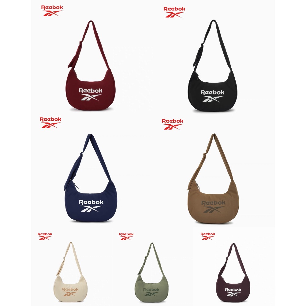 【BKS】REEBOK 大空間斜挎包/單肩包/休閒風/國外代購  大Logo印花 防潑水面料 大空間容量19.4L 可調-細節圖10