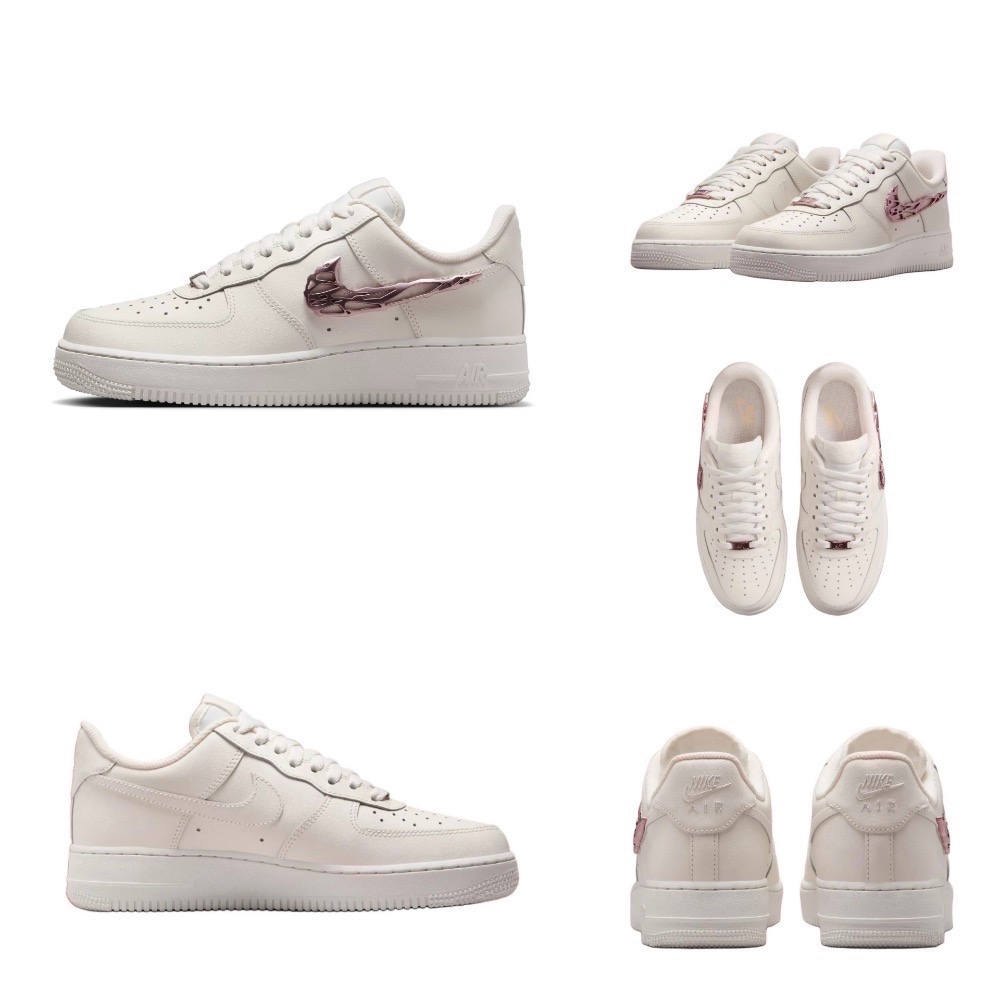 【BKS】Nike Air Force 1 玫瑰金 液態金屬/休閒鞋/國外代購/IF1686-161-規格圖10