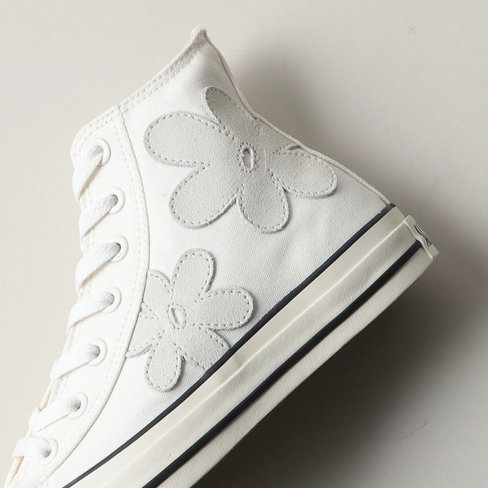 【BKS】日本CONVERSE SUEDEFLOWER HI 花卉 高筒帆布鞋/日本限定/日本代購-細節圖5