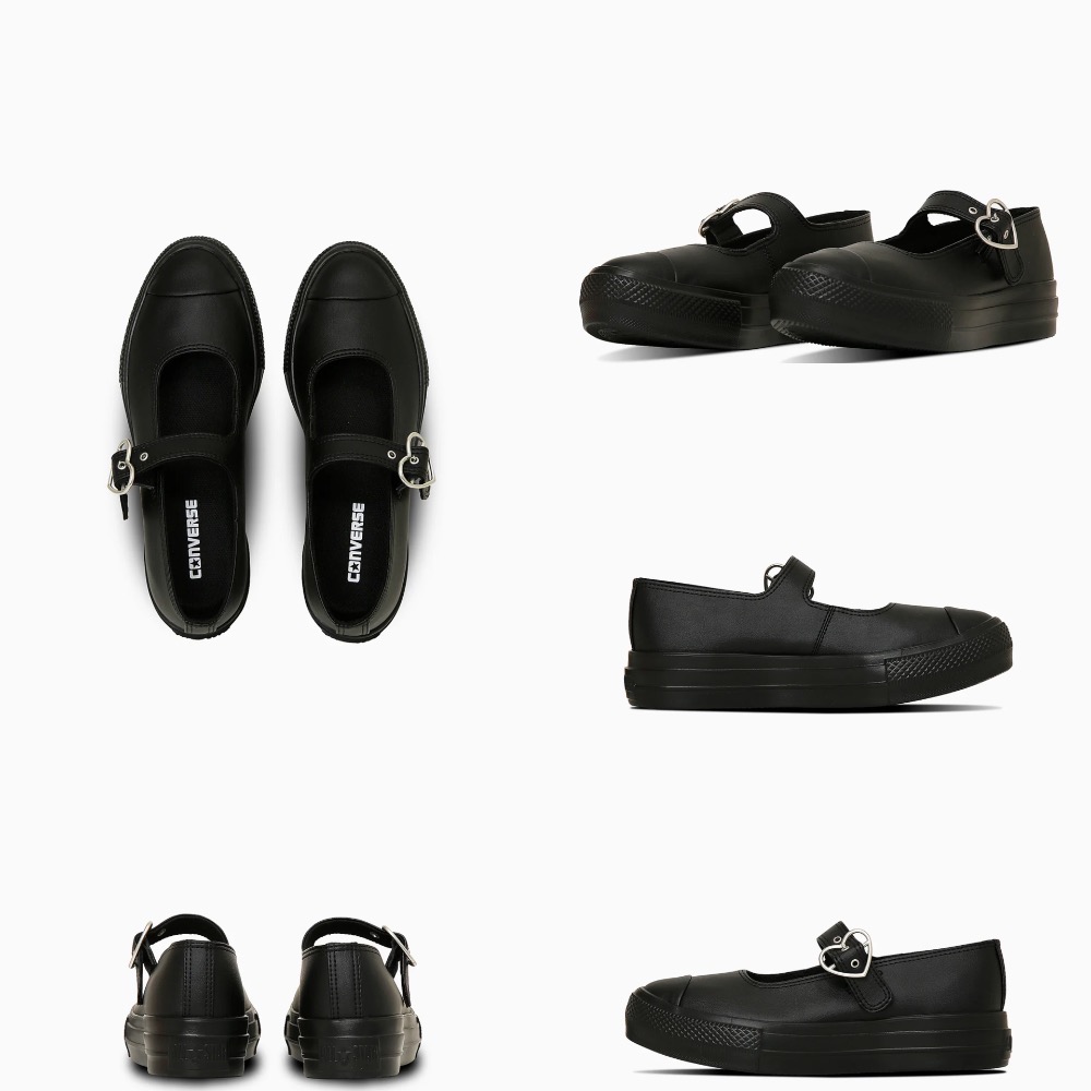 【BKS】日本🇯🇵CONVERSE LIGHT PLTS MJ HEARTBUCKLE OX 愛心鐵環 厚底 瑪莉珍-規格圖9