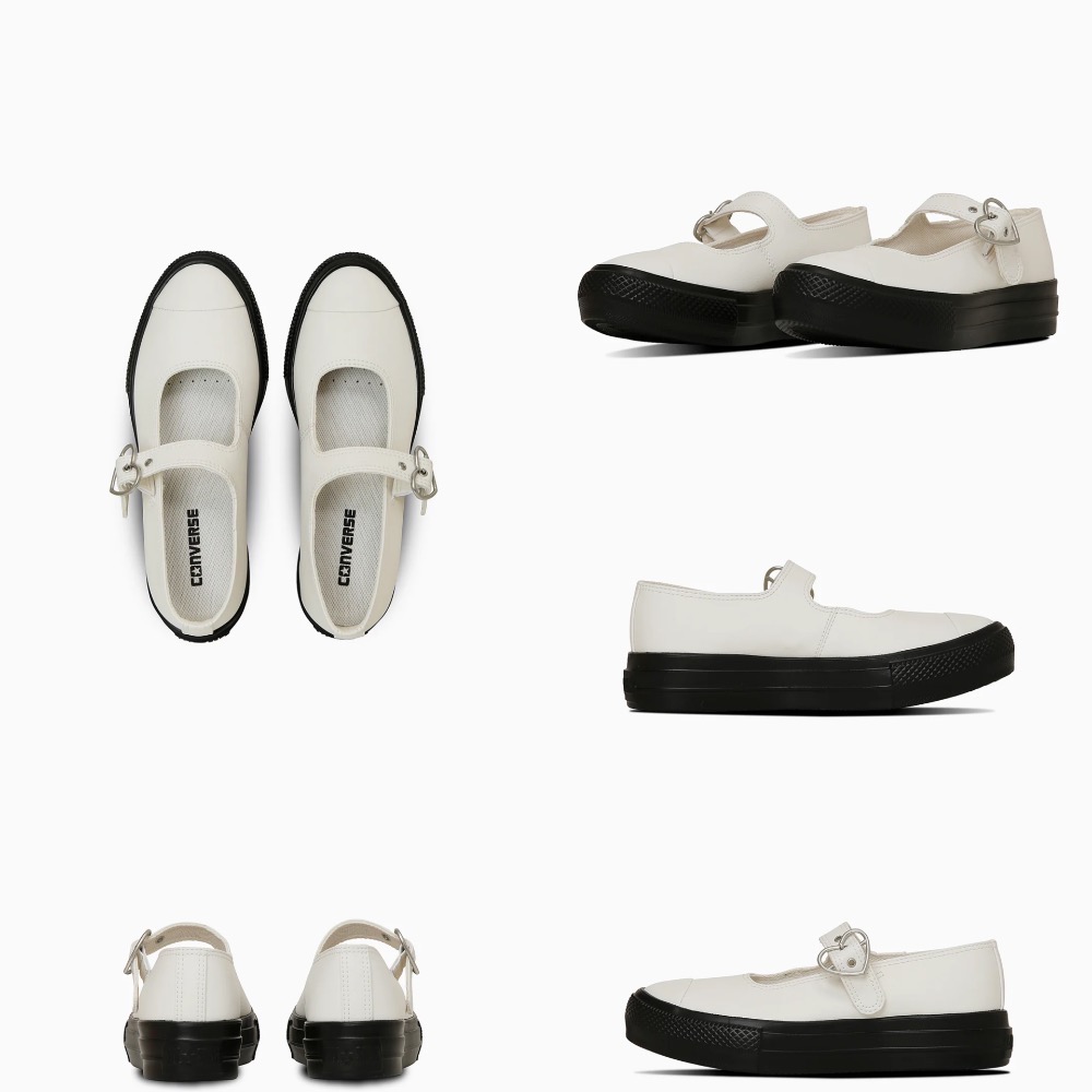 【BKS】日本🇯🇵CONVERSE LIGHT PLTS MJ HEARTBUCKLE OX 愛心鐵環 厚底 瑪莉珍-規格圖9