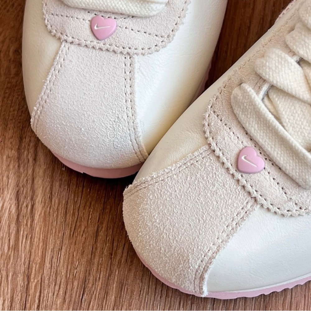 【BKS】NIKE CORTEZ 阿甘鞋 櫻花粉愛心 2025情人節限定款/國外代購/HV6012-161-細節圖8