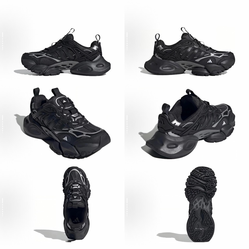 【BKS】Adidas XLG Runner Deluxe 黑灰銀 全黑 Y2K 厚底 復古 慢跑鞋 老爹鞋IH0070-規格圖9