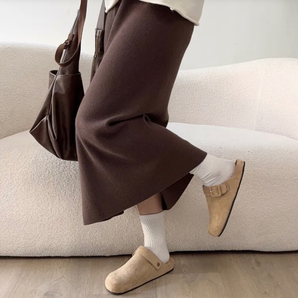 【BKS】韓國🇰🇷Folder Label 2way 麂皮 絨面 勃肯鞋 韓國代購-細節圖2