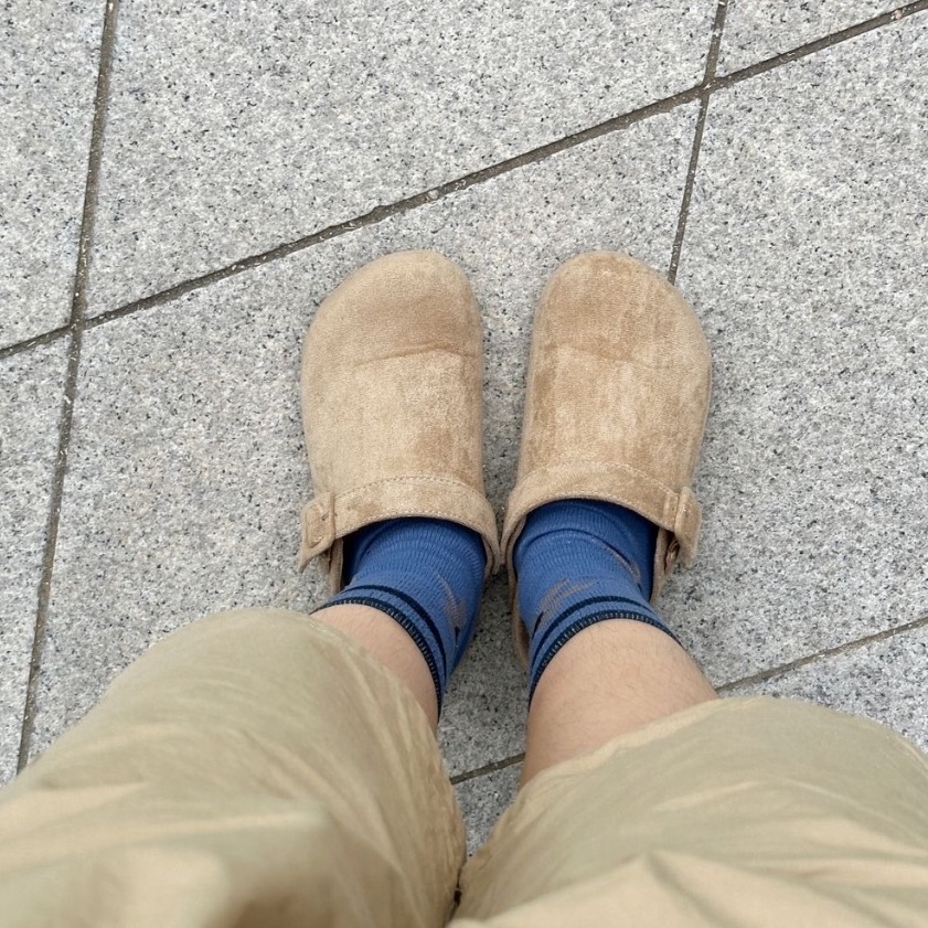 【BKS】韓國🇰🇷Folder Label 2way 麂皮 絨面 勃肯鞋 韓國代購-細節圖4