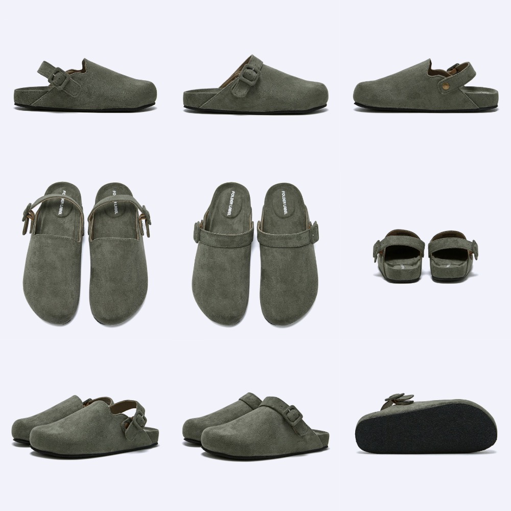 【BKS】韓國🇰🇷Folder Label 2way 麂皮 絨面 勃肯鞋 韓國代購-規格圖9