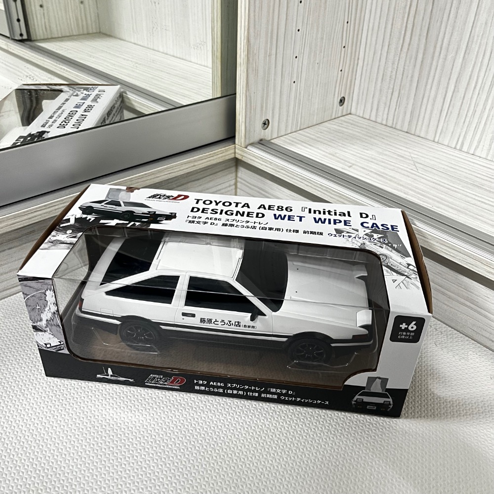 【BKS】頭文字D AE86 TOYOTA 模型車 面紙盒/衛生紙盒/模型/豐田/日本限定/日本代購-細節圖3