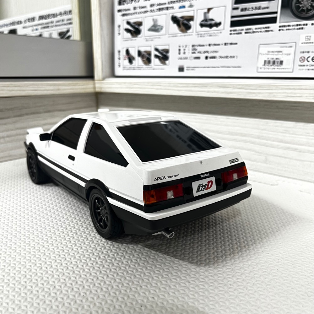 【BKS】頭文字D AE86 TOYOTA 模型車 面紙盒/衛生紙盒/模型/豐田/日本限定/日本代購-細節圖8