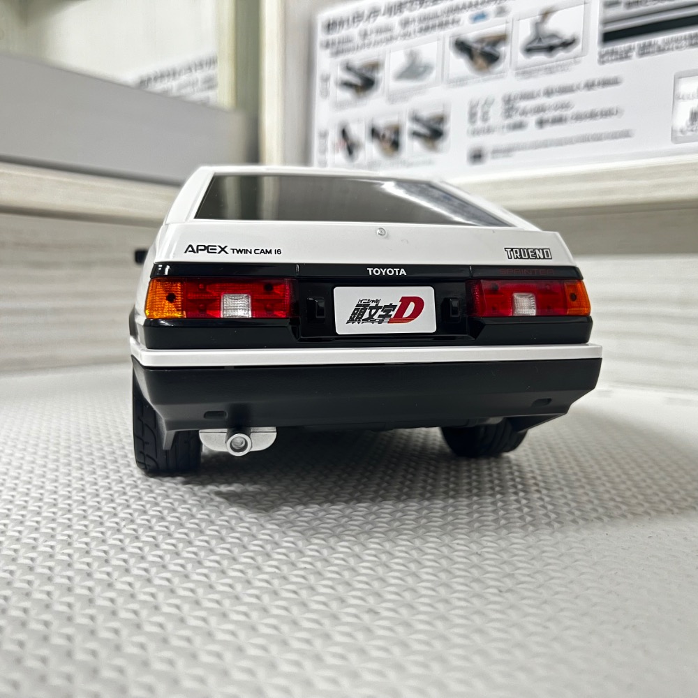 【BKS】頭文字D AE86 TOYOTA 模型車 面紙盒/衛生紙盒/模型/豐田/日本限定/日本代購-細節圖9
