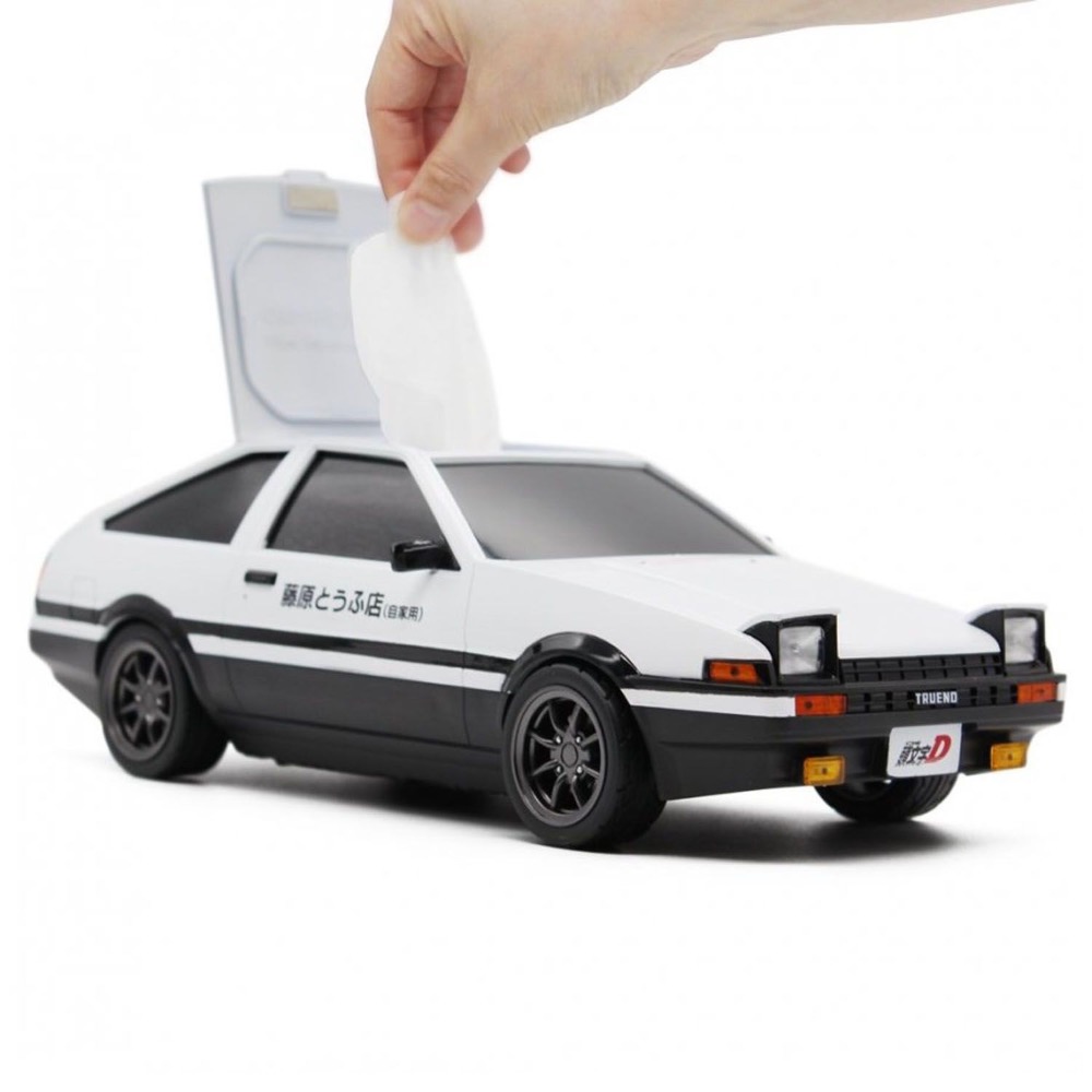 【BKS】頭文字D AE86 TOYOTA 模型車 面紙盒/衛生紙盒/模型/豐田/日本限定/日本代購-規格圖11