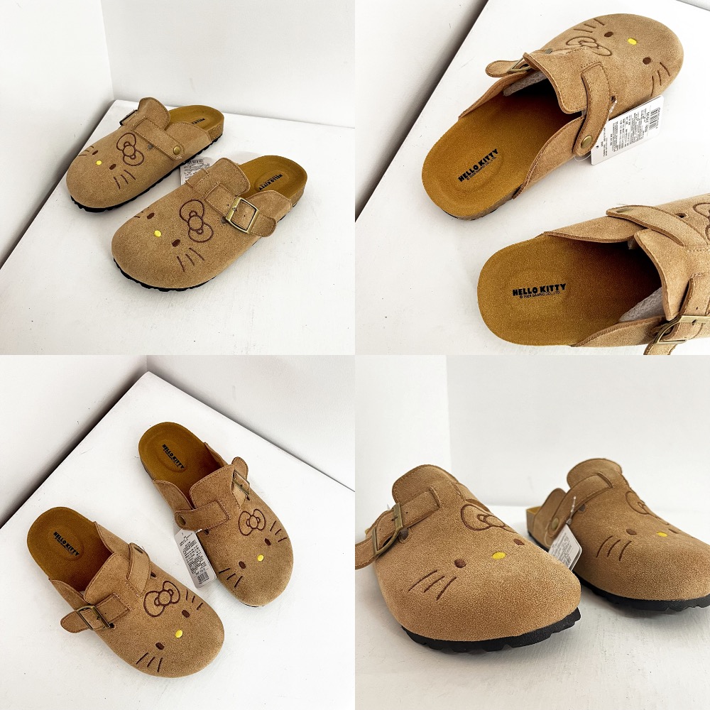 【BKS】Sanrio三麗鷗 x Hello Kitty 凱蒂貓 軟木 包頭拖鞋/國外代購-細節圖10