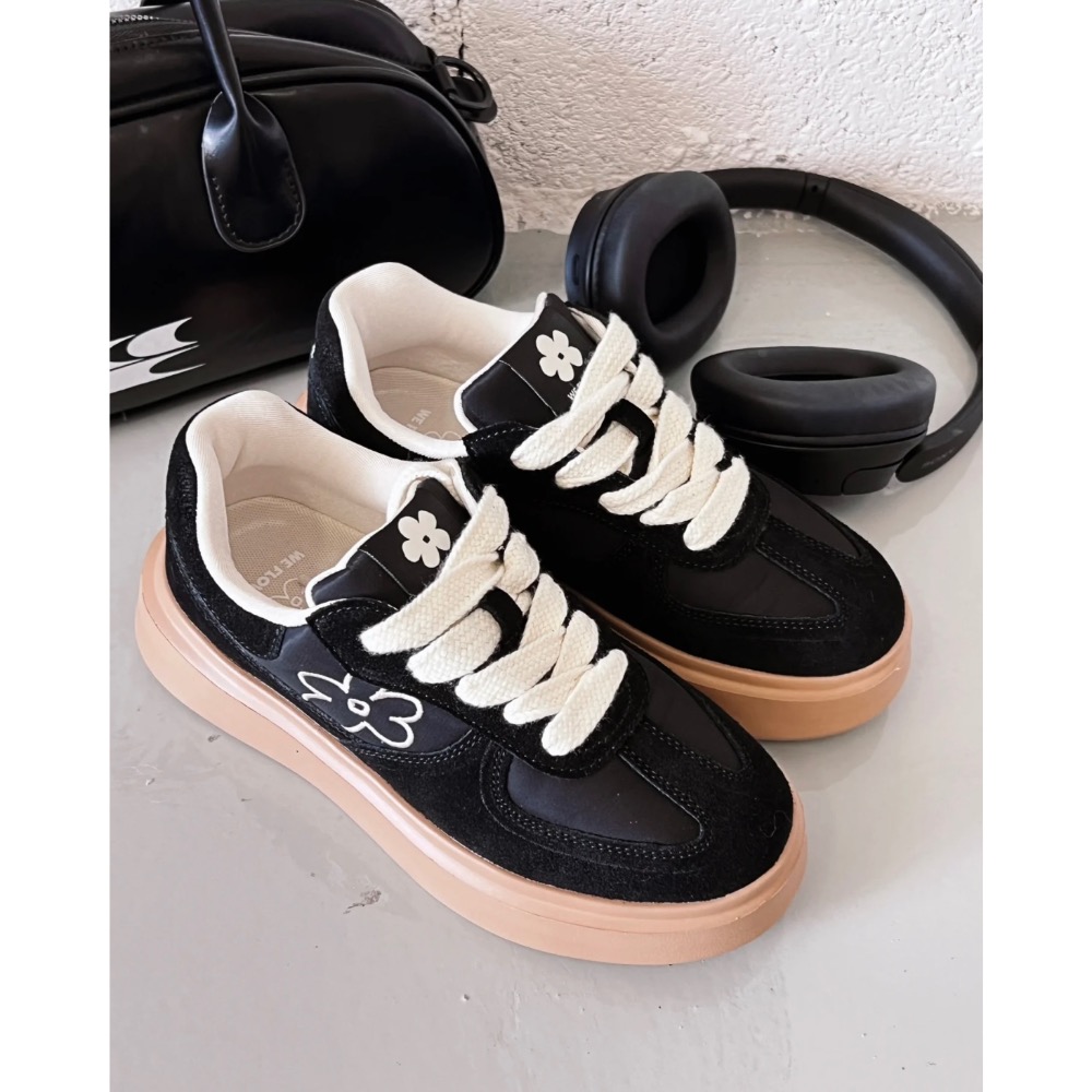 【BKS】 Aespa同款‼️ We Flower 小花鞋/厚底/増高/休閒鞋/國外代購-細節圖8