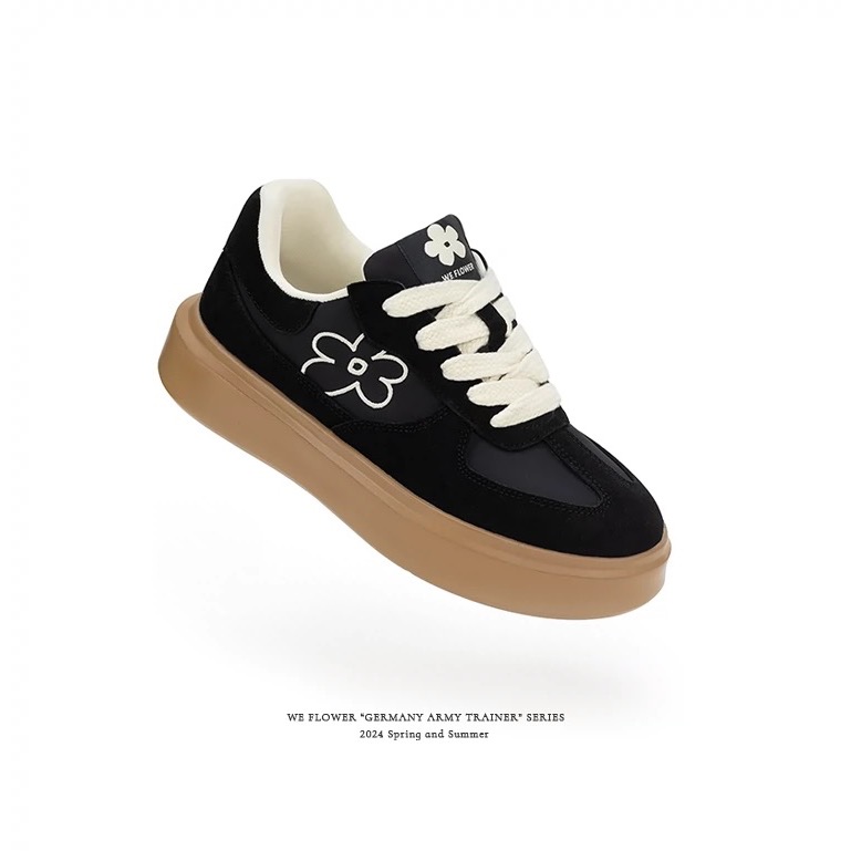 【BKS】 Aespa同款‼️ We Flower 小花鞋/厚底/増高/休閒鞋/國外代購-規格圖8