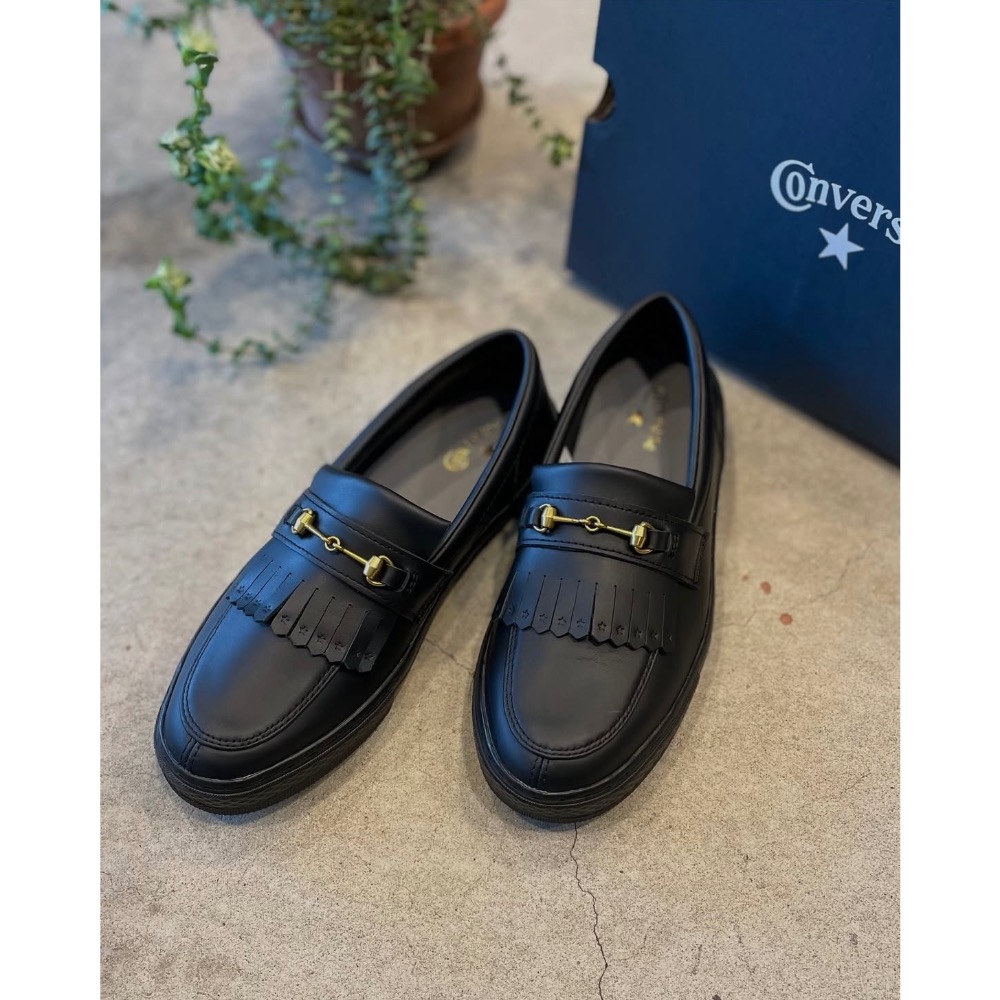 【BKS】日本🇯🇵 CONVERSE COUPE GB LOAFER 流蘇金飾 樂福鞋/皮革/日本限定/日本代購-細節圖3
