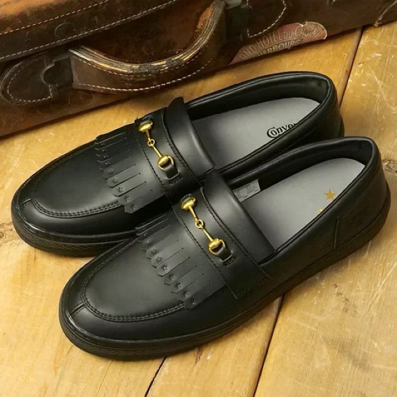 【BKS】日本🇯🇵 CONVERSE COUPE GB LOAFER 流蘇金飾 樂福鞋/皮革/日本限定/日本代購-細節圖4