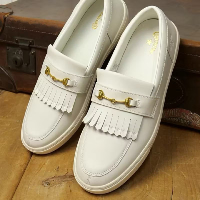 【BKS】日本🇯🇵 CONVERSE COUPE GB LOAFER 流蘇金飾 樂福鞋/皮革/日本限定/日本代購-細節圖5