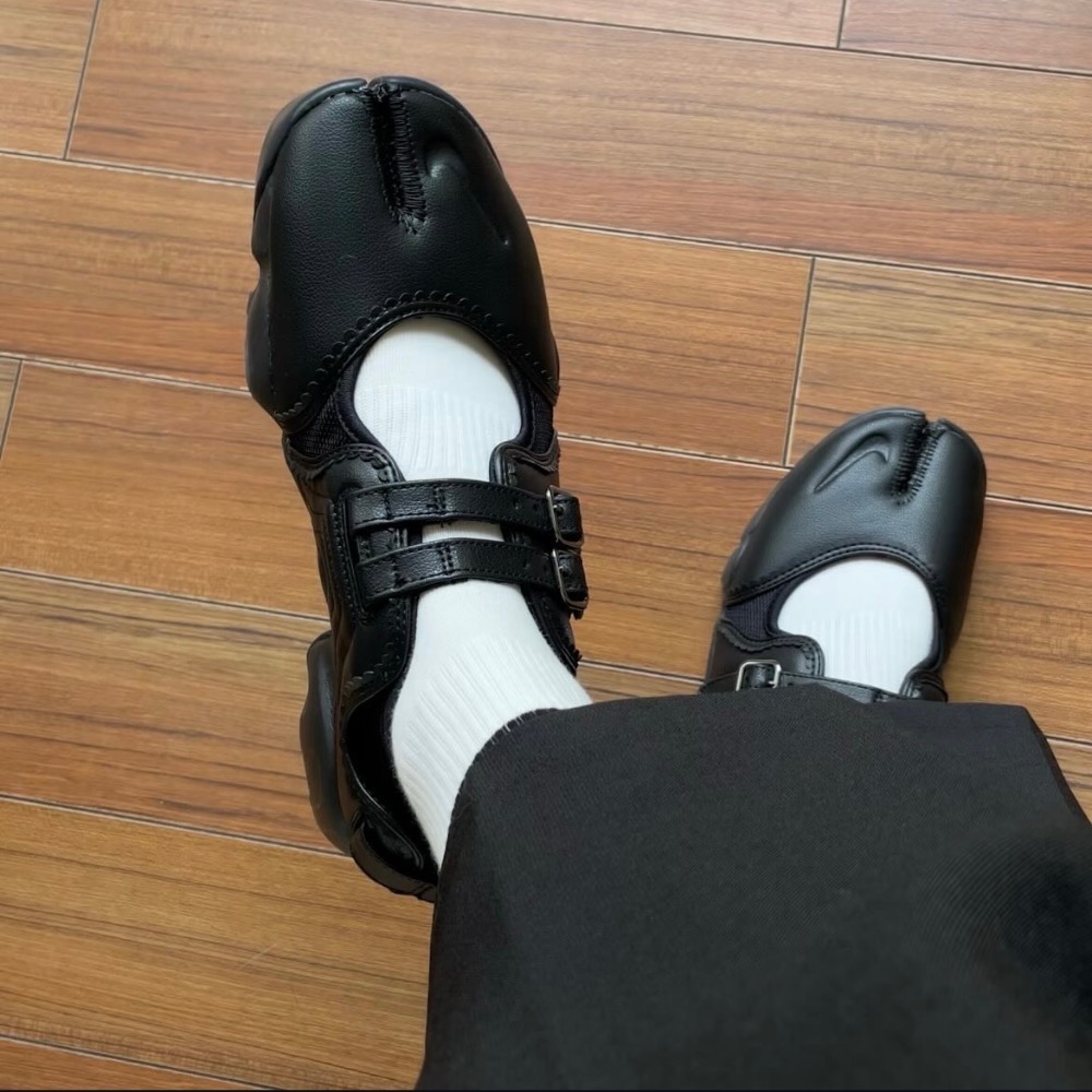 【BKS】NIKE AIR RIFT 芭蕾 忍者鞋/分趾鞋/黑色/國外代購/IB8881-001-細節圖10