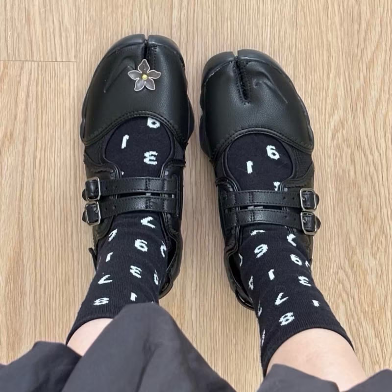 【BKS】NIKE AIR RIFT 芭蕾 忍者鞋/分趾鞋/黑色/國外代購/IB8881-001-細節圖5