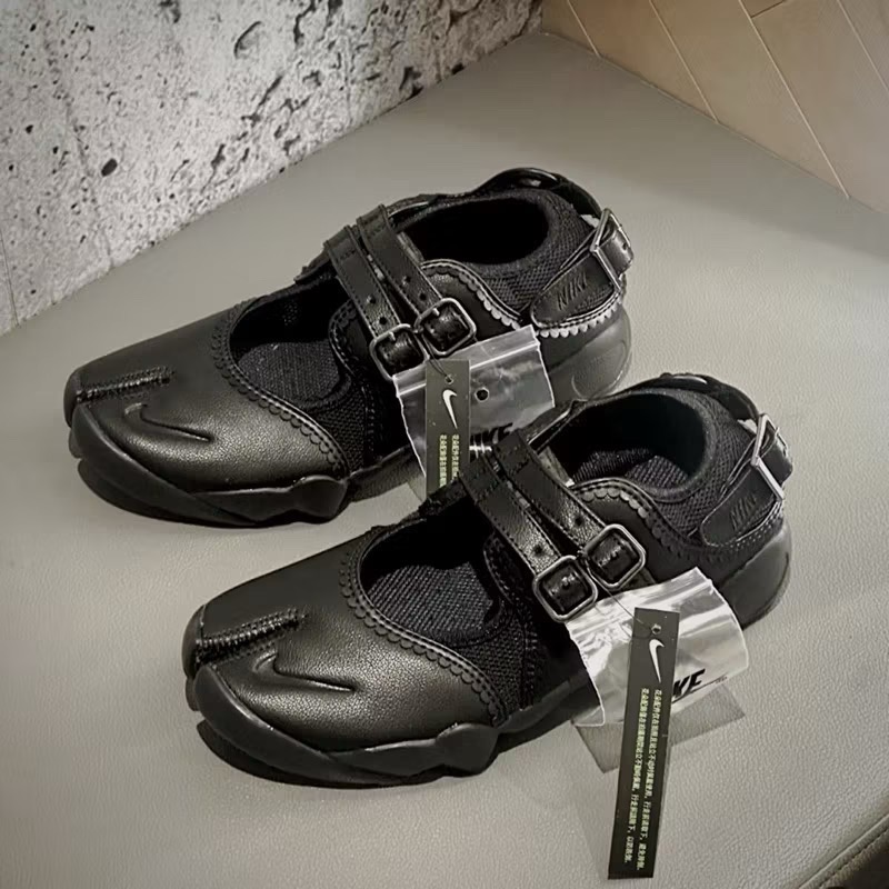 【BKS】NIKE AIR RIFT 芭蕾 忍者鞋/分趾鞋/黑色/國外代購/IB8881-001-細節圖7