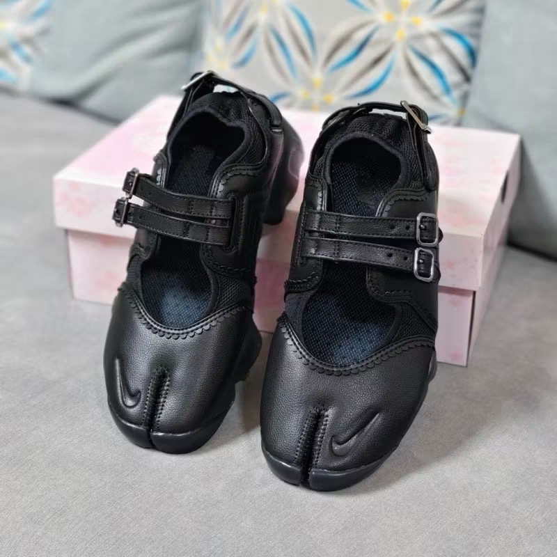 【BKS】NIKE AIR RIFT 芭蕾 忍者鞋/分趾鞋/黑色/國外代購/IB8881-001-細節圖9