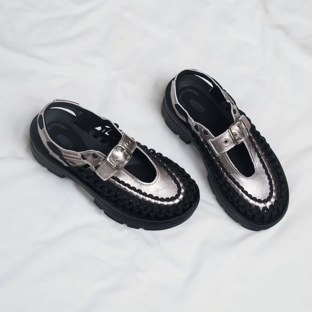 【BKS】KEEN UNEEK PLT MARY JANE編織厚底 瑪莉珍 涼鞋/國外代購  經典編織鞋搭配4公分厚底！-細節圖3