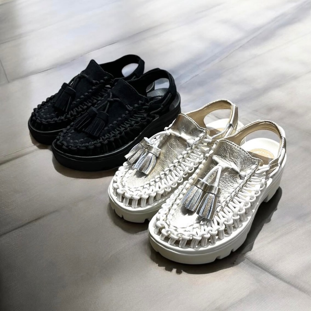 【BKS】KEEN UNEEK PLT MARY JANE編織厚底 瑪莉珍 涼鞋/國外代購  經典編織鞋搭配4公分厚底！-細節圖9