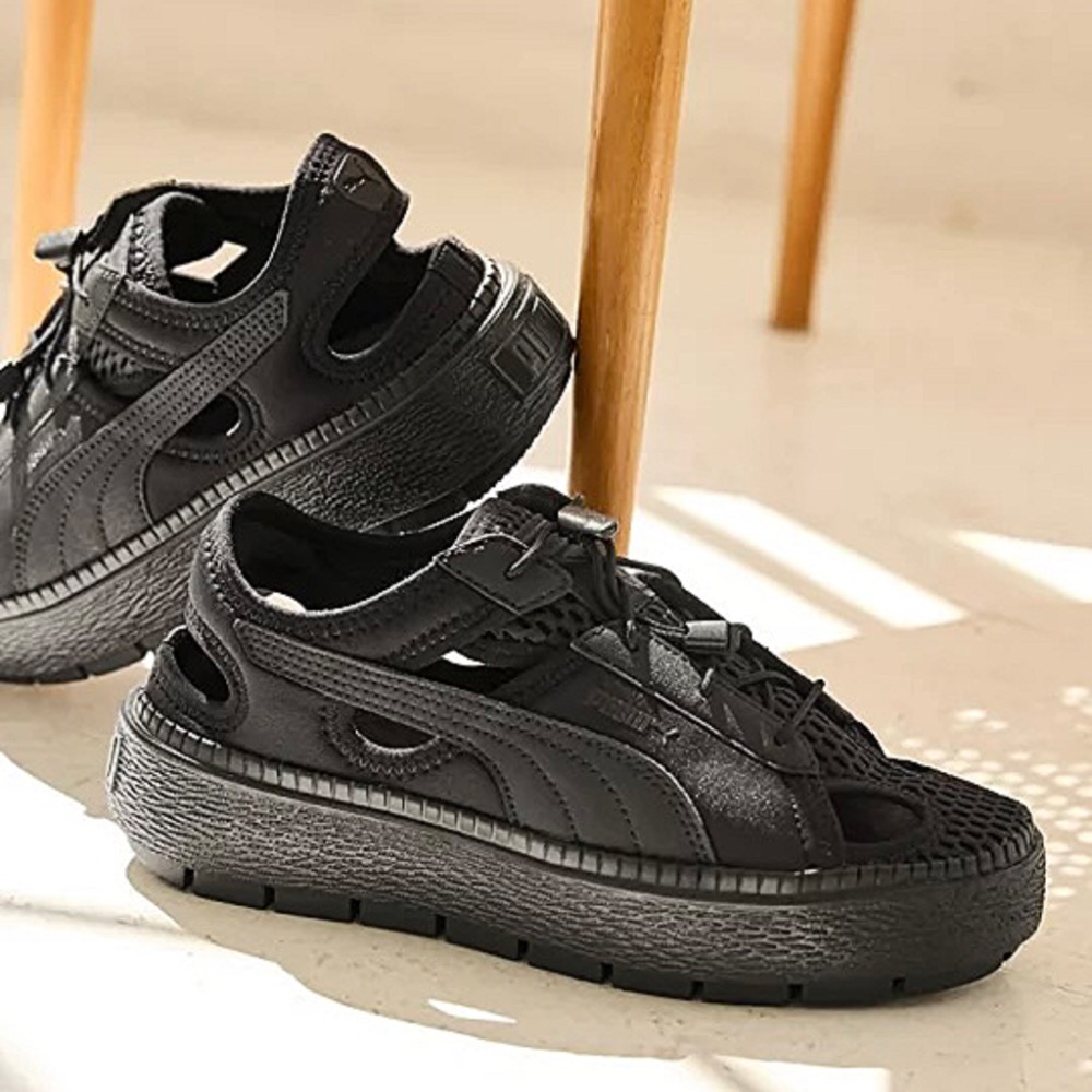 【BKS】日本🇯🇵Puma Platform Trace Lite Mule 厚底涼鞋/抽繩/日本代購/382872-細節圖4