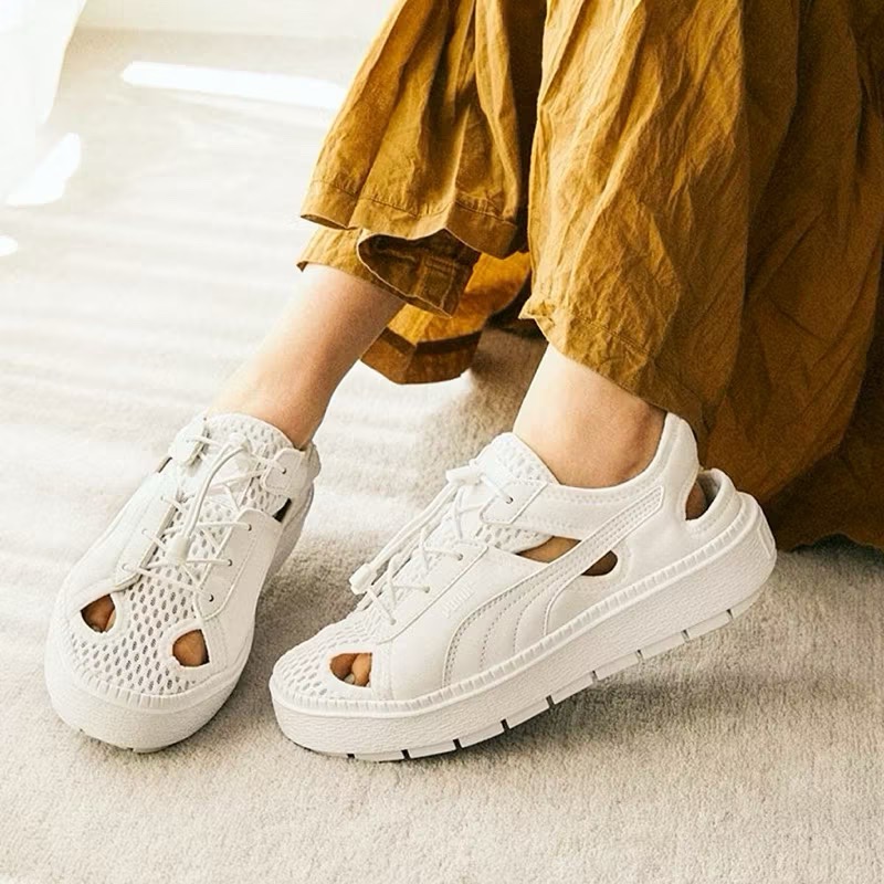 【BKS】日本🇯🇵Puma Platform Trace Lite Mule 厚底涼鞋/抽繩/日本代購/382872-細節圖10