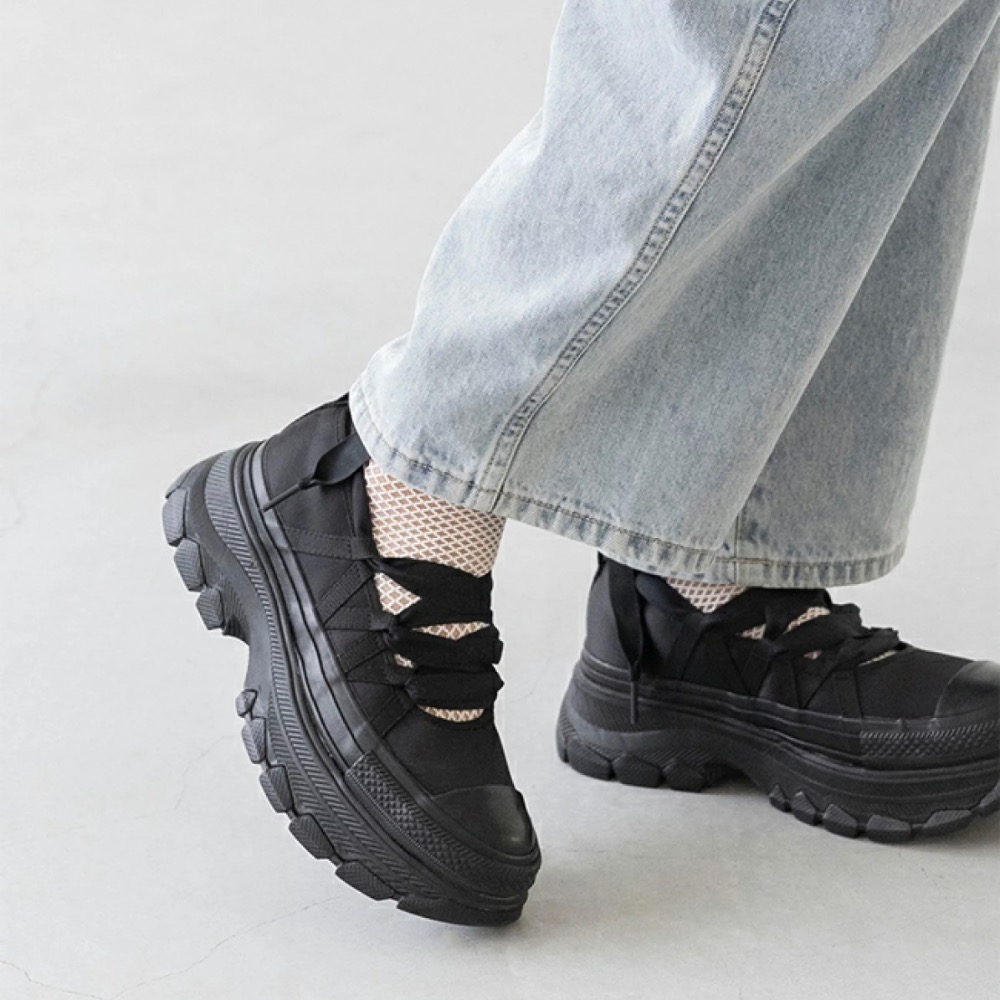 【BKS】日本🇯🇵CONVERSE TREKWAVE BL 芭蕾厚底/綁帶/休閒鞋/日本限定/日本代購-細節圖8