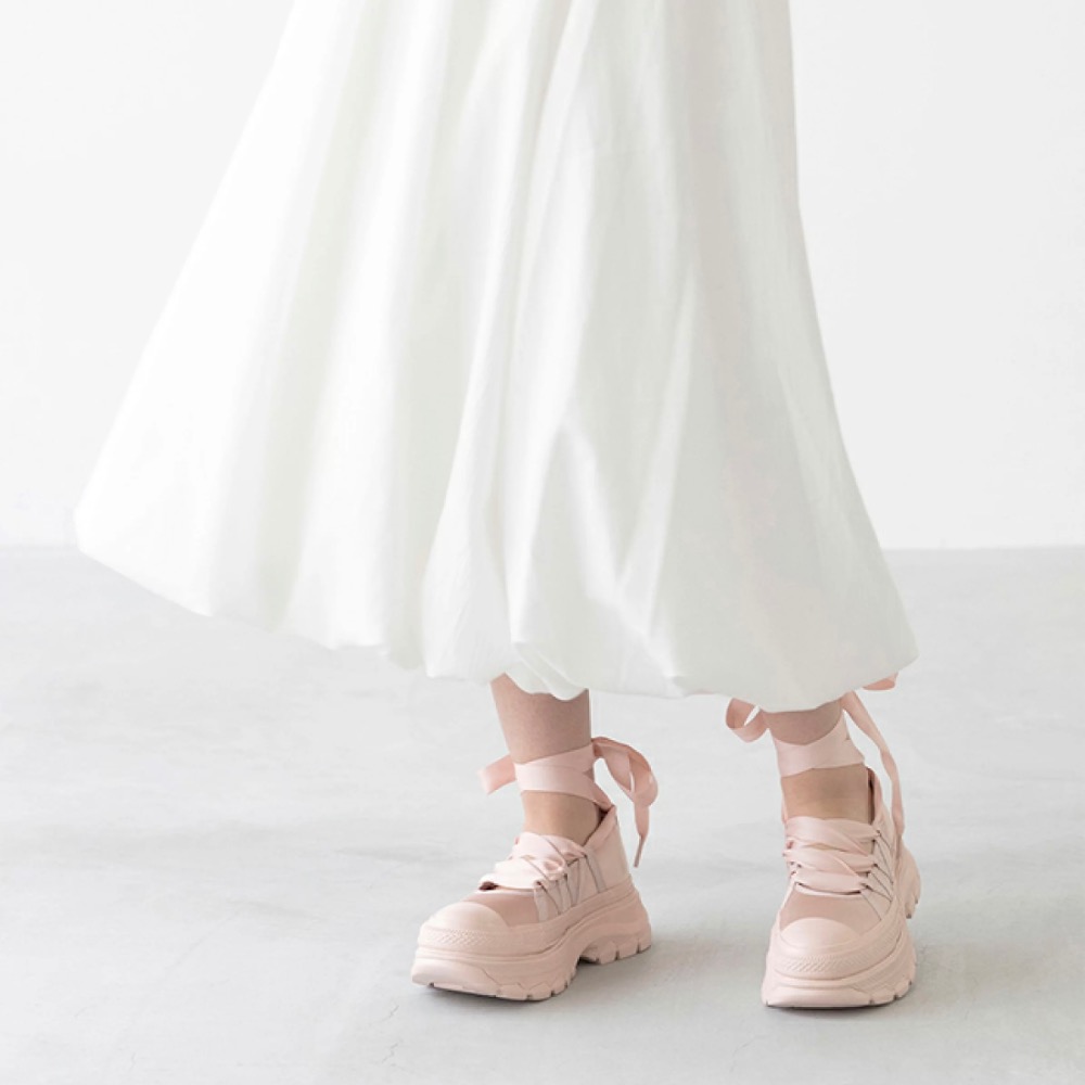 【BKS】日本🇯🇵CONVERSE TREKWAVE BL 芭蕾厚底/綁帶/休閒鞋/日本限定/日本代購-細節圖9