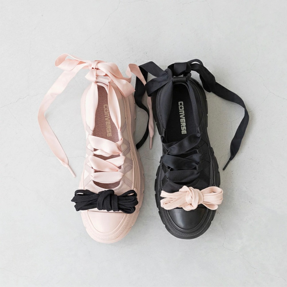 【BKS】日本🇯🇵CONVERSE TREKWAVE BL 芭蕾厚底/綁帶/休閒鞋/日本限定/日本代購-細節圖11