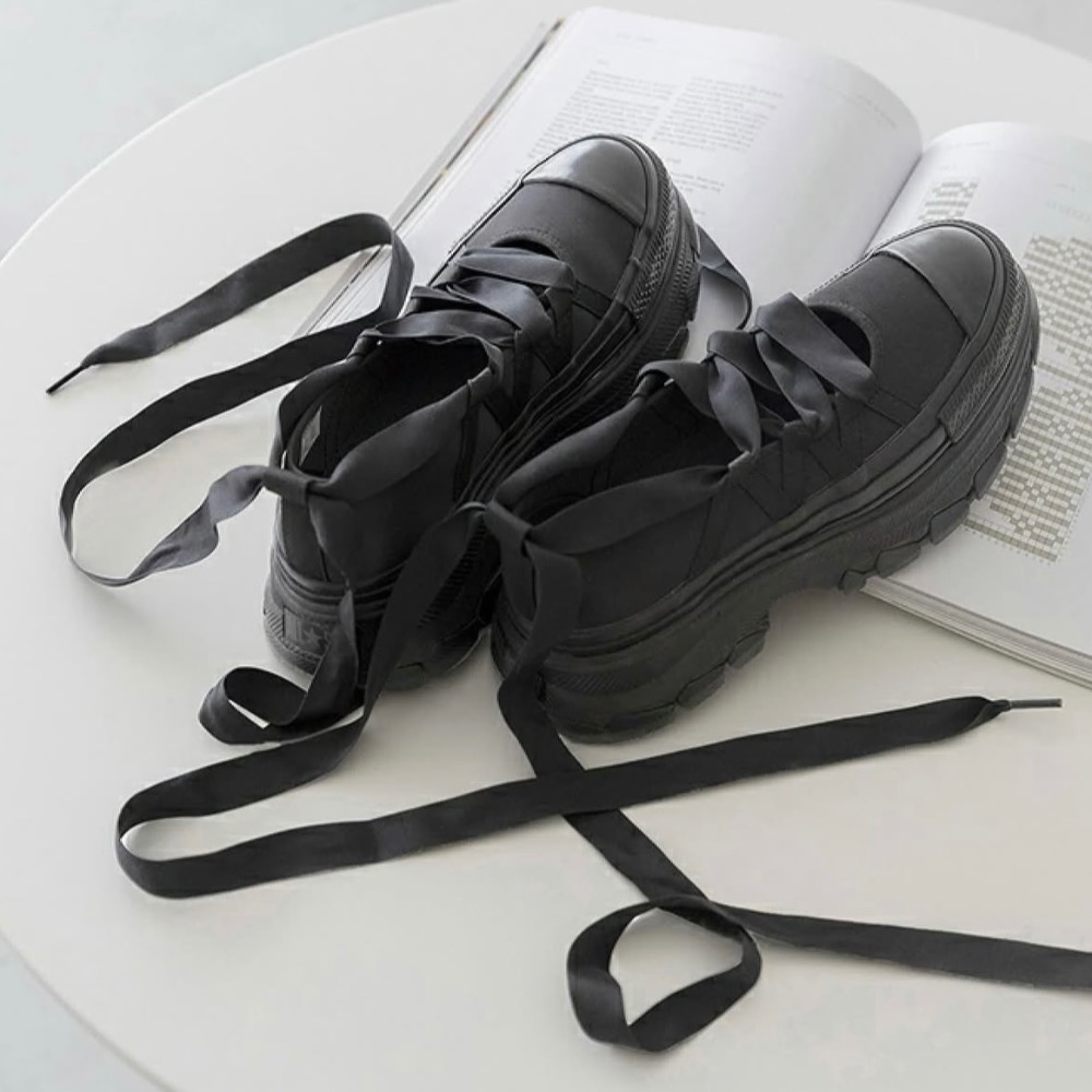 【BKS】日本🇯🇵CONVERSE TREKWAVE BL 芭蕾厚底/綁帶/休閒鞋/日本限定/日本代購-細節圖6