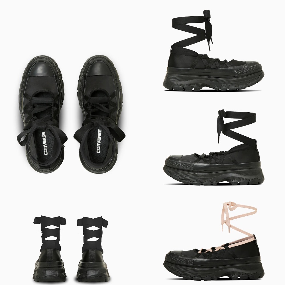 【BKS】日本🇯🇵CONVERSE TREKWAVE BL 芭蕾厚底/綁帶/休閒鞋/日本限定/日本代購-規格圖11