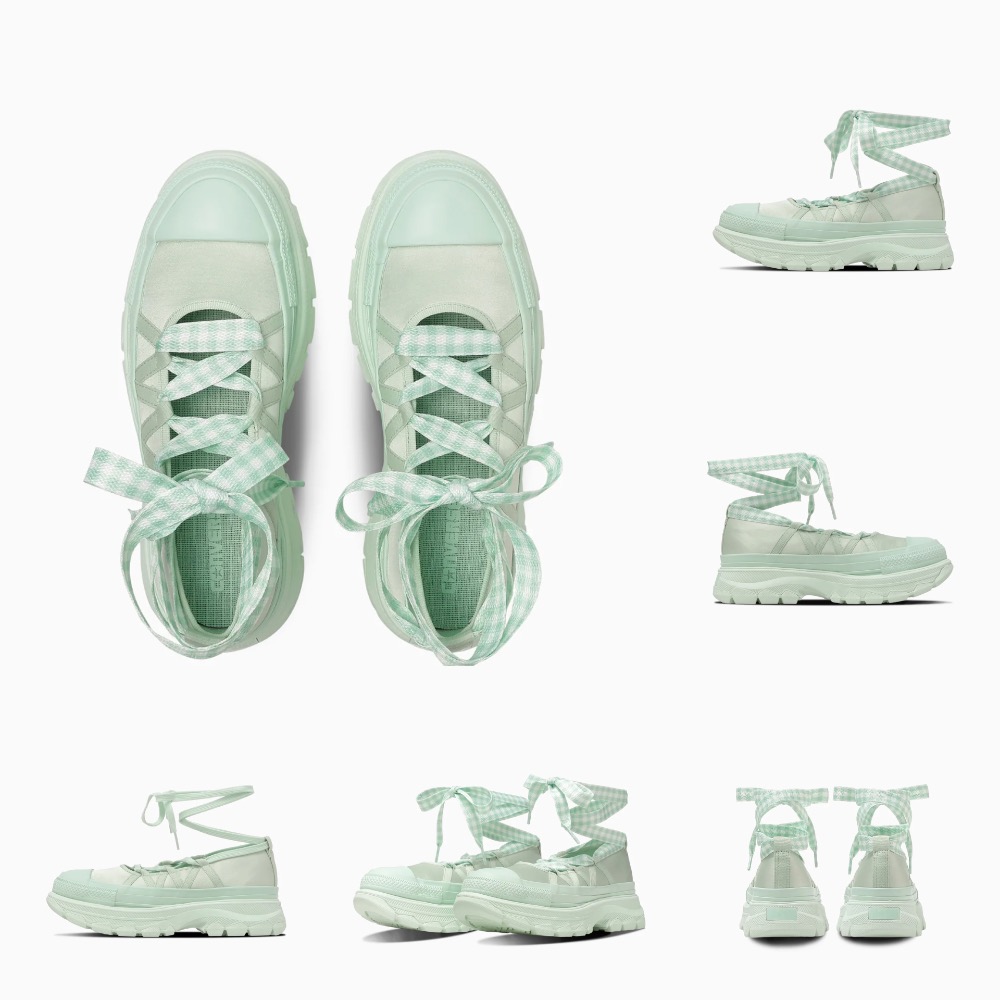 【BKS】日本🇯🇵CONVERSE TREKWAVE BL 芭蕾厚底/綁帶/休閒鞋/日本限定/日本代購-規格圖9