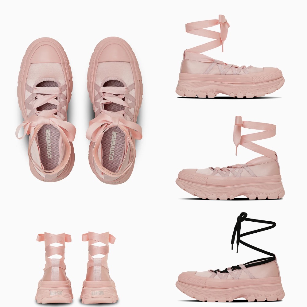 【BKS】日本🇯🇵CONVERSE TREKWAVE BL 芭蕾厚底/綁帶/休閒鞋/日本限定/日本代購-規格圖11