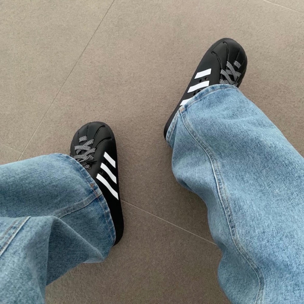 【BKS】ADIDAS ADILETTE CLOG 洞洞鞋帶拖鞋/夏季/國外代購-細節圖4