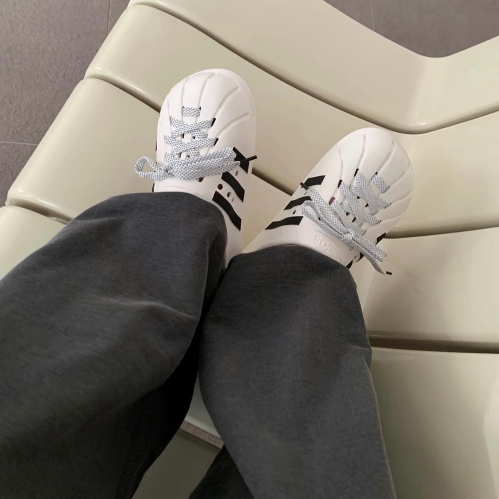 【BKS】ADIDAS ADILETTE CLOG 洞洞鞋帶拖鞋/夏季/國外代購-細節圖6