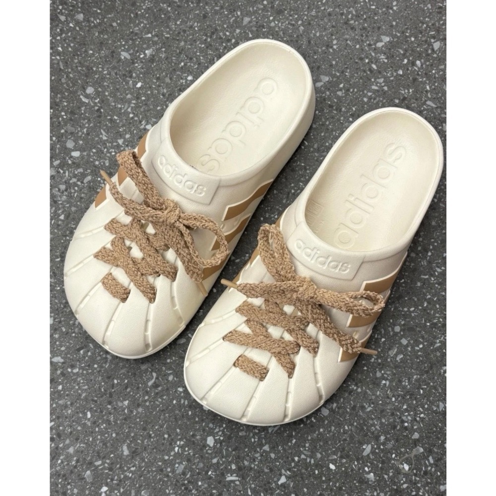 【BKS】ADIDAS ADILETTE CLOG 洞洞鞋帶拖鞋/夏季/國外代購-細節圖8