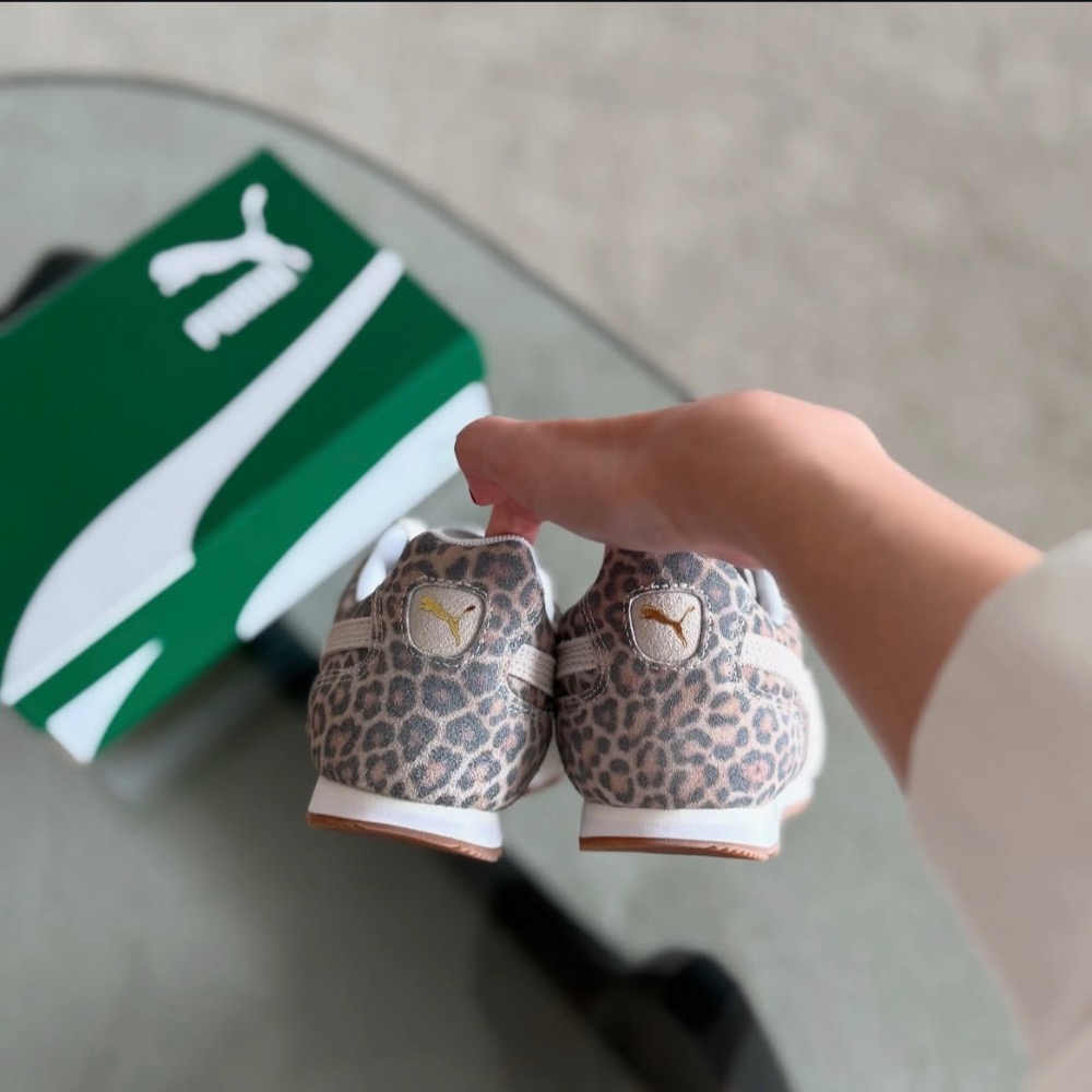 【BKS】PUMA Arizona Leo 豹紋 復古德訓鞋 休閒鞋 國外代購/403045-01-細節圖3