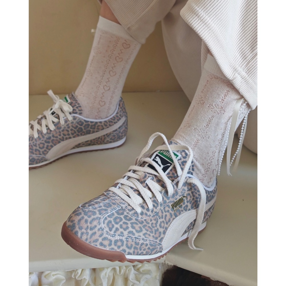 【BKS】PUMA Arizona Leo 豹紋 復古德訓鞋 休閒鞋 國外代購/403045-01-細節圖5
