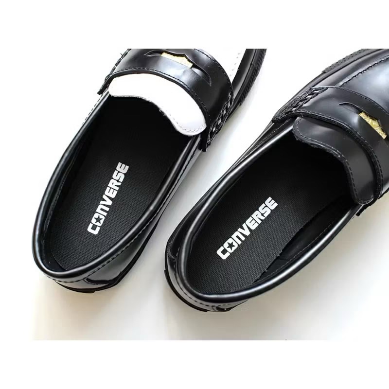 【BKS】日本🇯🇵CONVERSE ALL STAR COINLOAFER 皮革 樂福鞋/金幣/日本限定/日本代購-細節圖4