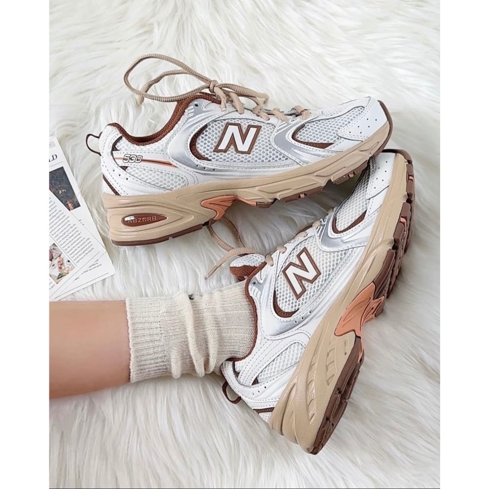 【BKS】NEW BALANCE 530 x niko and 焦糖拿鐵/聯名配色/運動休閒鞋/MR530NI-細節圖8
