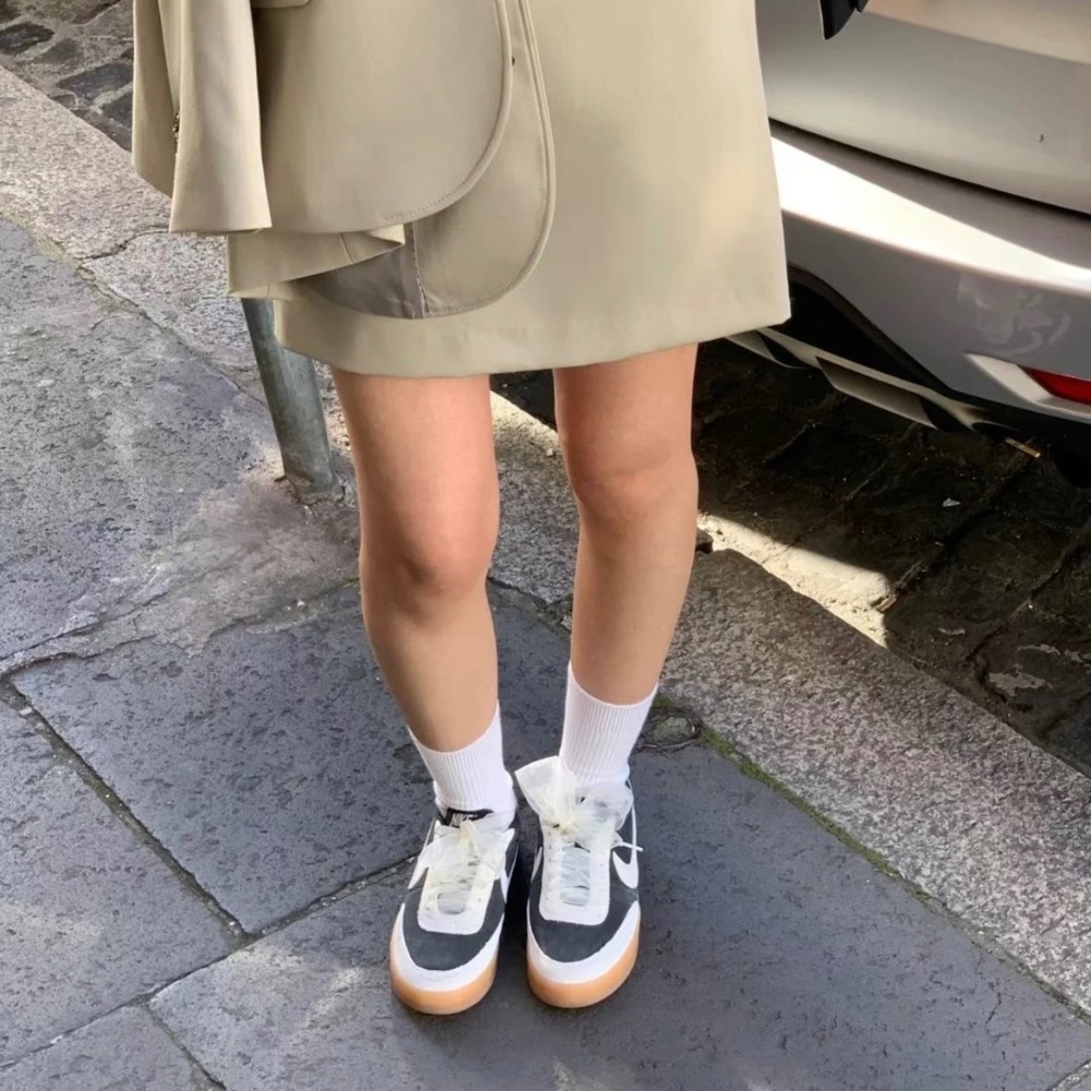 【BKS】NIKE KILLSHOT 2 蕾絲緞帶 黑白 麂皮/休閒鞋/國外代購/HV5762-045-細節圖2