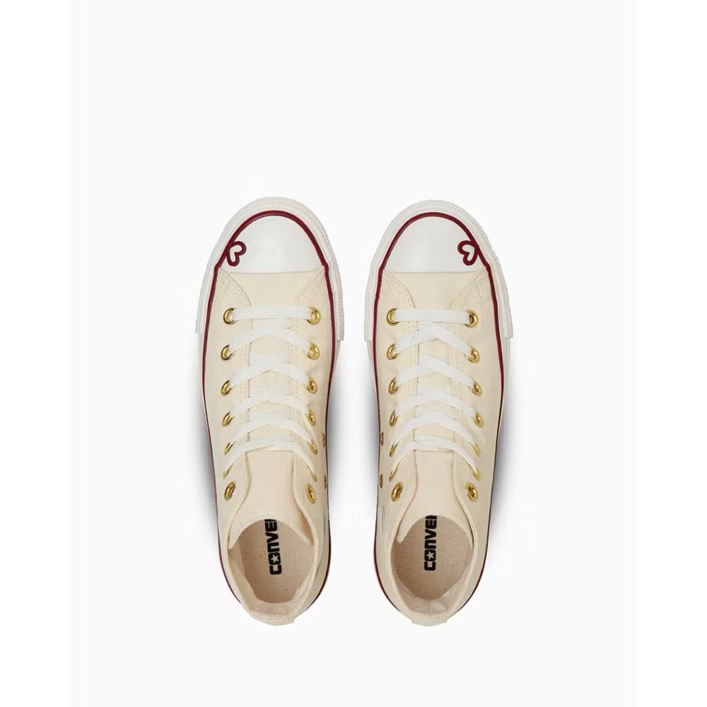 【BKS】日本🇯🇵CONVERSE PLTS HEARTPOINT HI 愛心標/厚底/高筒/帆布鞋/日本限定代購-細節圖5