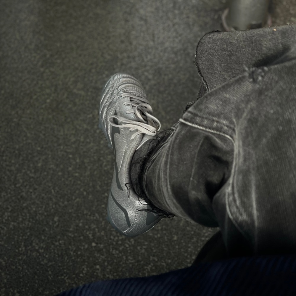 【BKS】Mizuno Folgado Pro Kl AS 銀灰 薄底鞋 足球鞋 袋鼠皮革 國外代購 男款-細節圖2