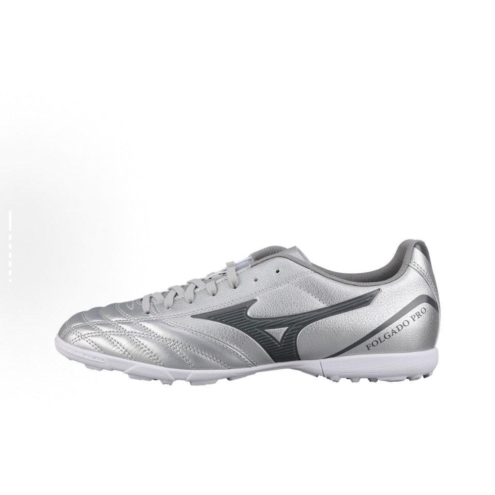 【BKS】Mizuno Folgado Pro Kl AS 銀灰 薄底鞋 足球鞋 袋鼠皮革 國外代購 男款-細節圖10