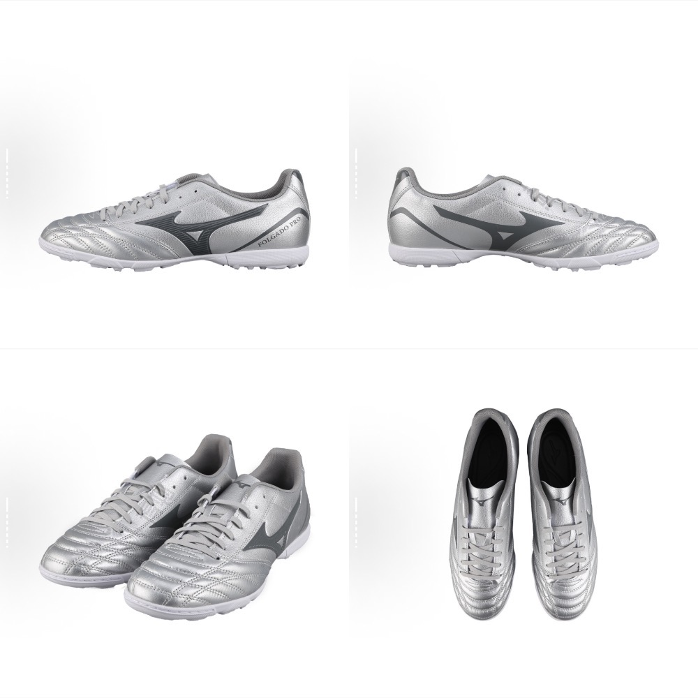 【BKS】Mizuno Folgado Pro Kl AS 銀灰 薄底鞋 足球鞋 袋鼠皮革 國外代購 男款-規格圖10
