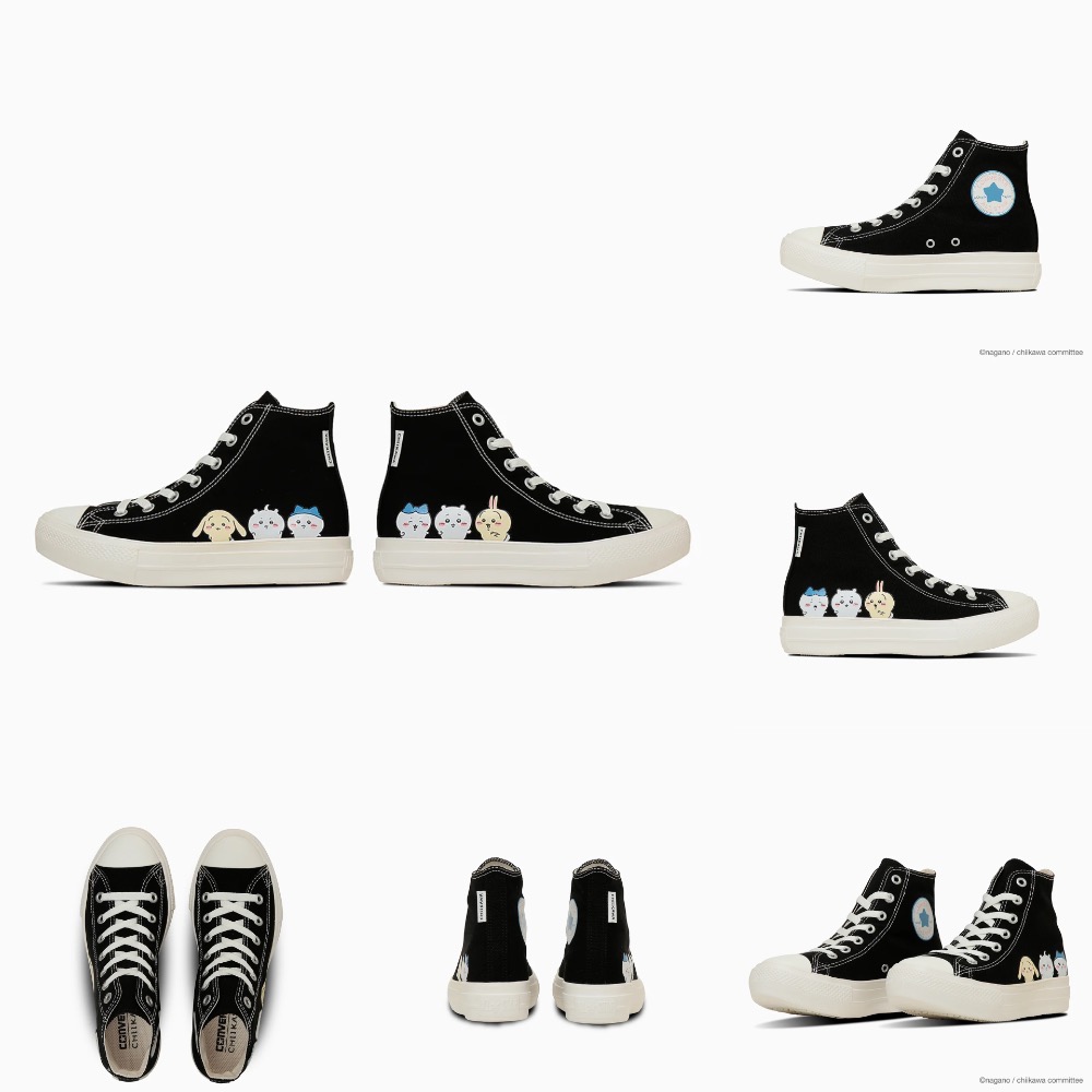 【BKS】日本🇯🇵CONVERSE x CHIIKAWA吉伊卡哇 聯名款 帆布鞋/吉伊/烏薩奇/小八貓/日本代購/日-規格圖3