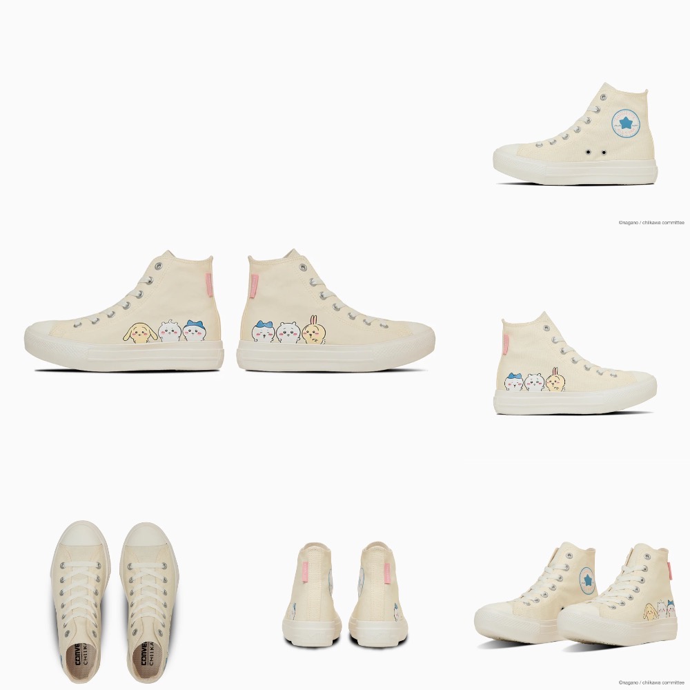 【BKS】日本🇯🇵CONVERSE x CHIIKAWA吉伊卡哇 聯名款 帆布鞋/吉伊/烏薩奇/小八貓/日本代購/日-規格圖3